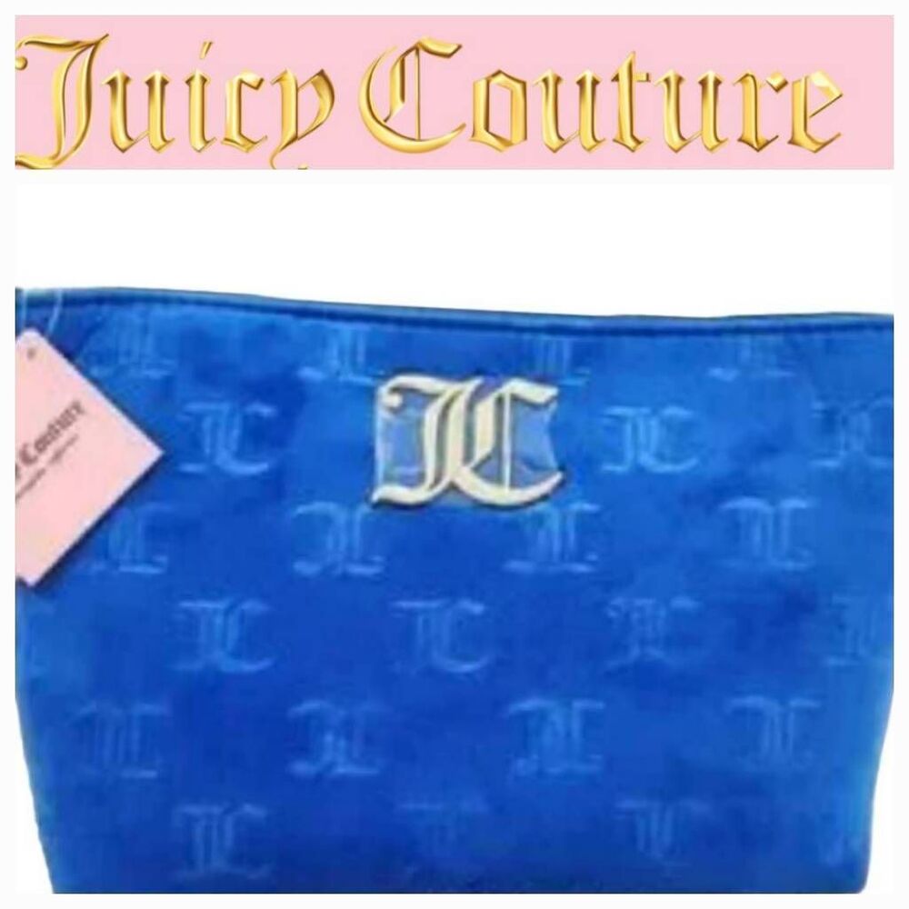 Juicy Couture Velour Wedge Cosmetic‎ Case